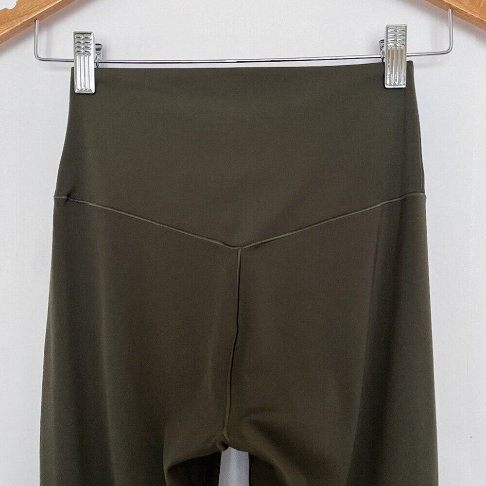 Aerie Offline Real Me 7/8 Legging Hi Rise Stretchy Soft Comfy Size Medium Olive - Picture 6 of 14